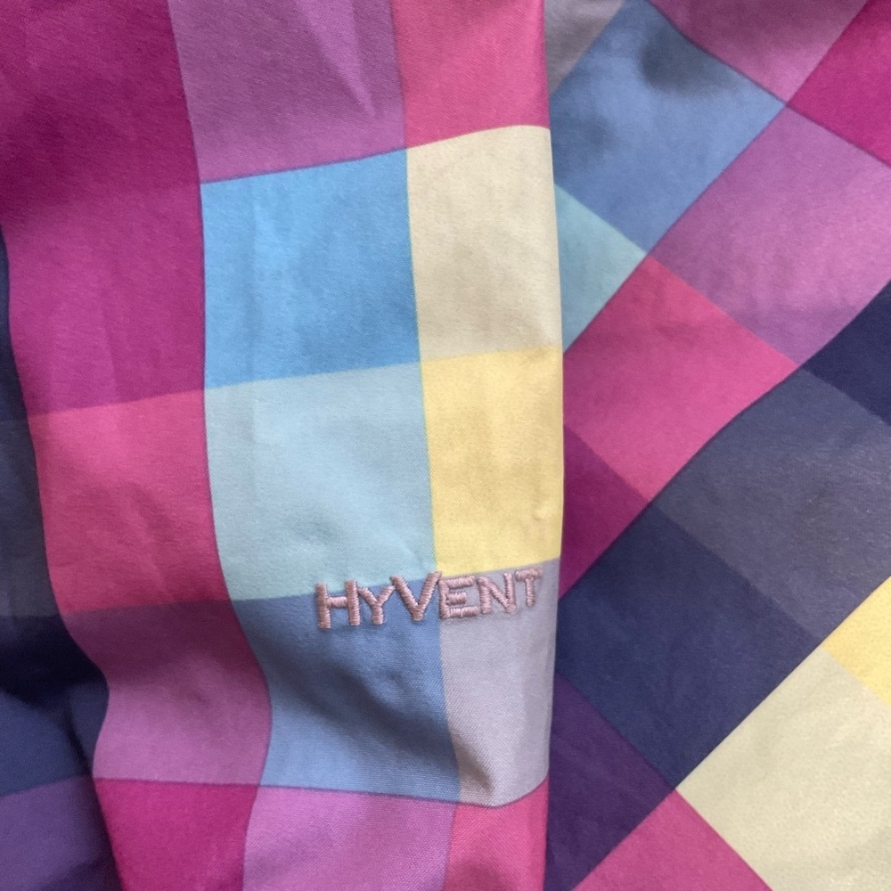 The North Face Girls Size 7/8 Hyvent Resolve Mesh Line Windbreaker Rainbow Color - Picture 5 of 9